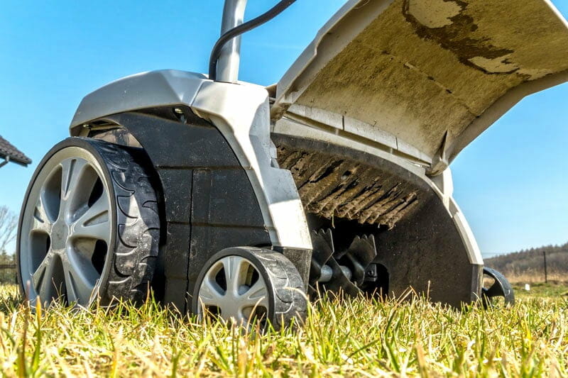 Is power raking the same as dethatching?